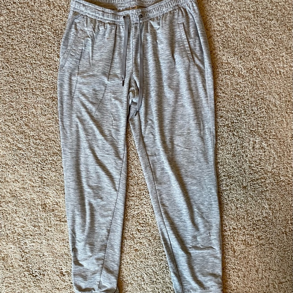 Old Navy Gray Track Pants with Elastic Waistband